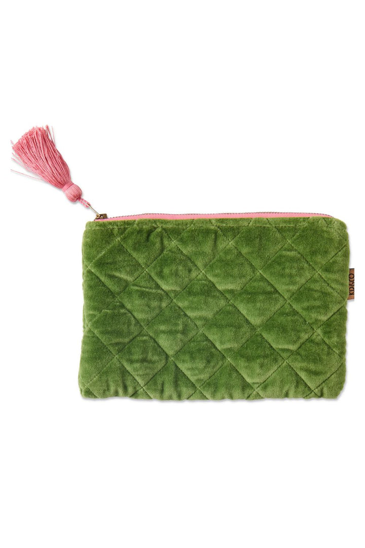MOSS VELVET COSMETICS PURSE
