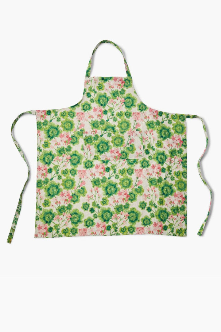 Geranium Multi Linen Apron