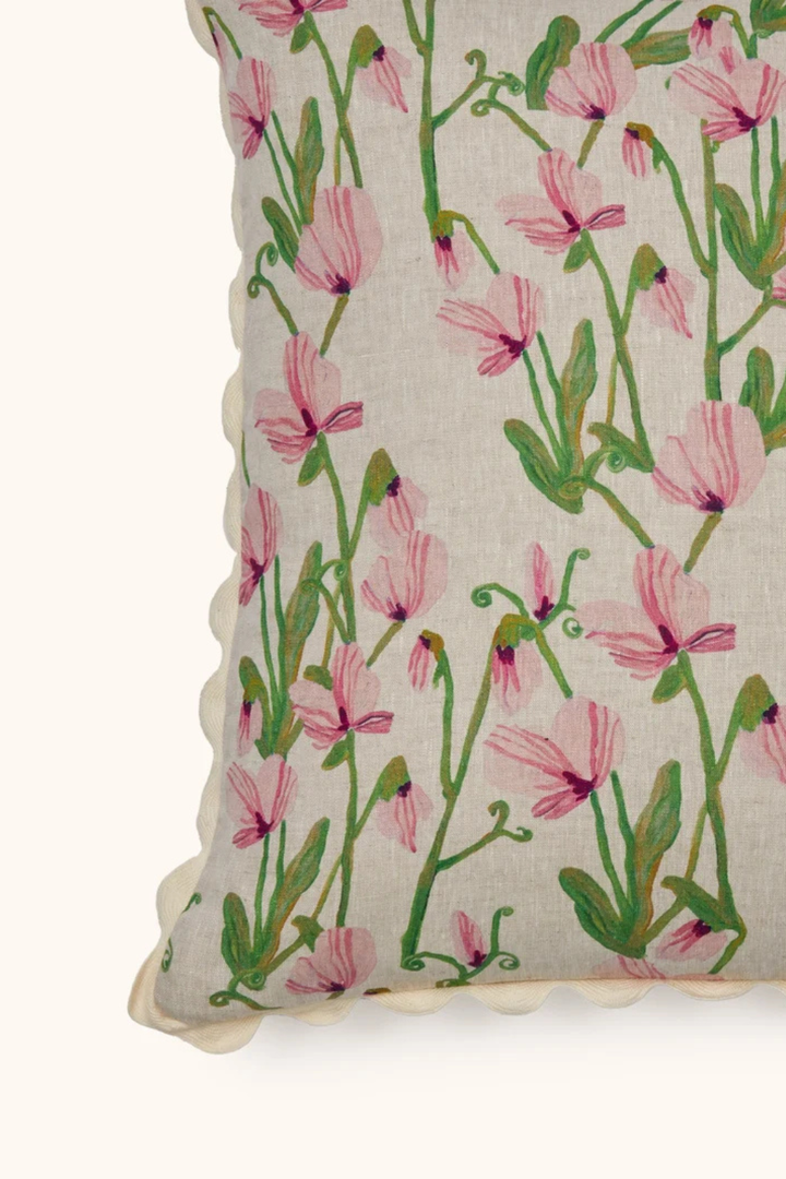 Sweet Pea Pink 60cm Cushion