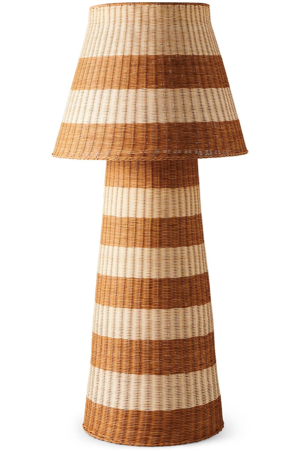 Sombrero Rattan Floor Lamp - Crate Expectations