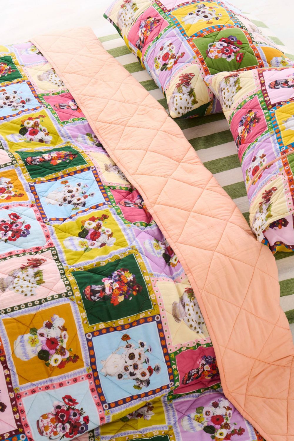 Margaret Preston Margaret's Vase Organic Cotton Quilted Bedspread