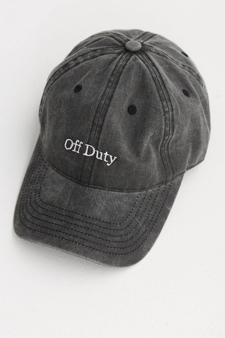 Off Duty Cap Black one size