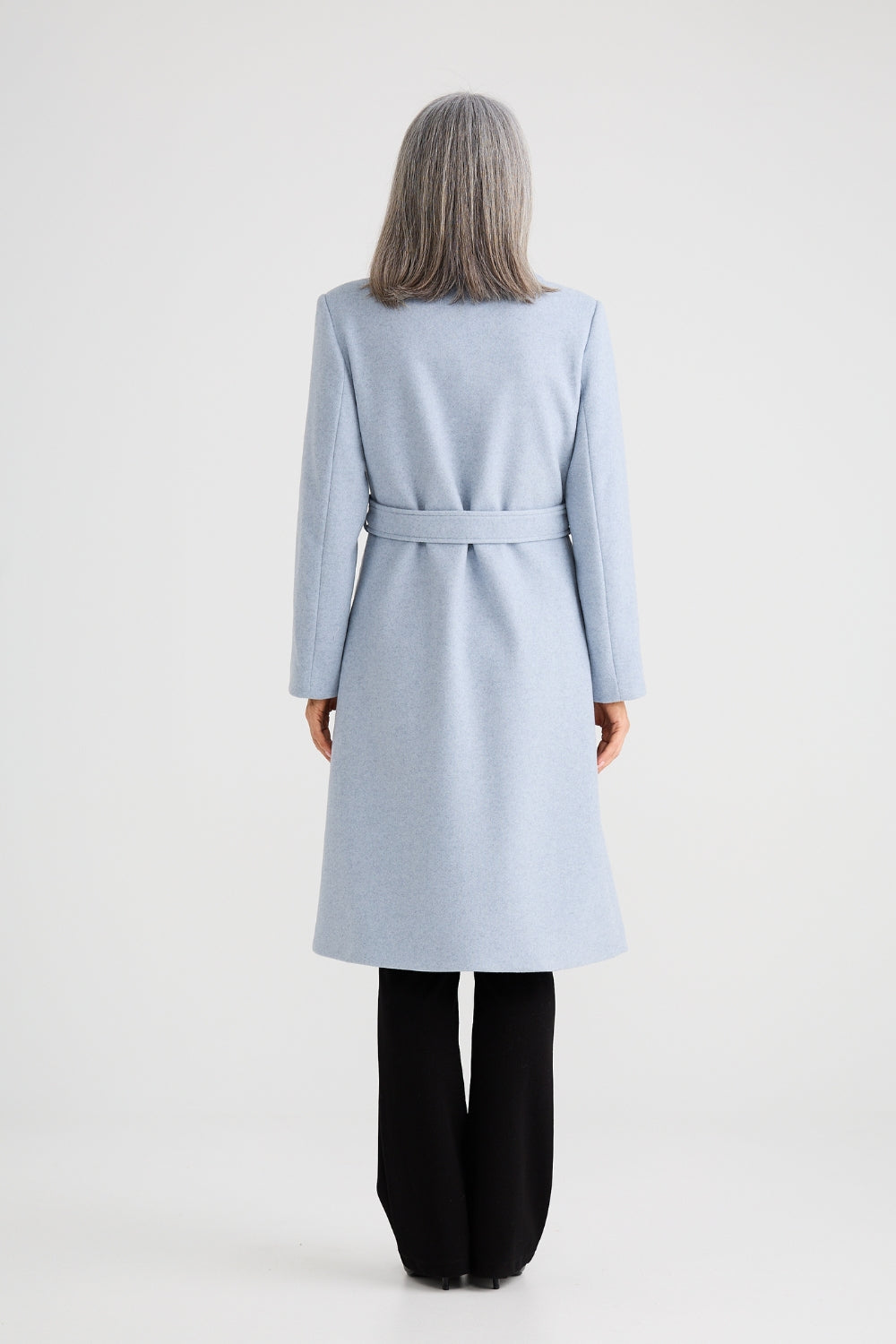 JULIANNE COAT STEEL BLUE