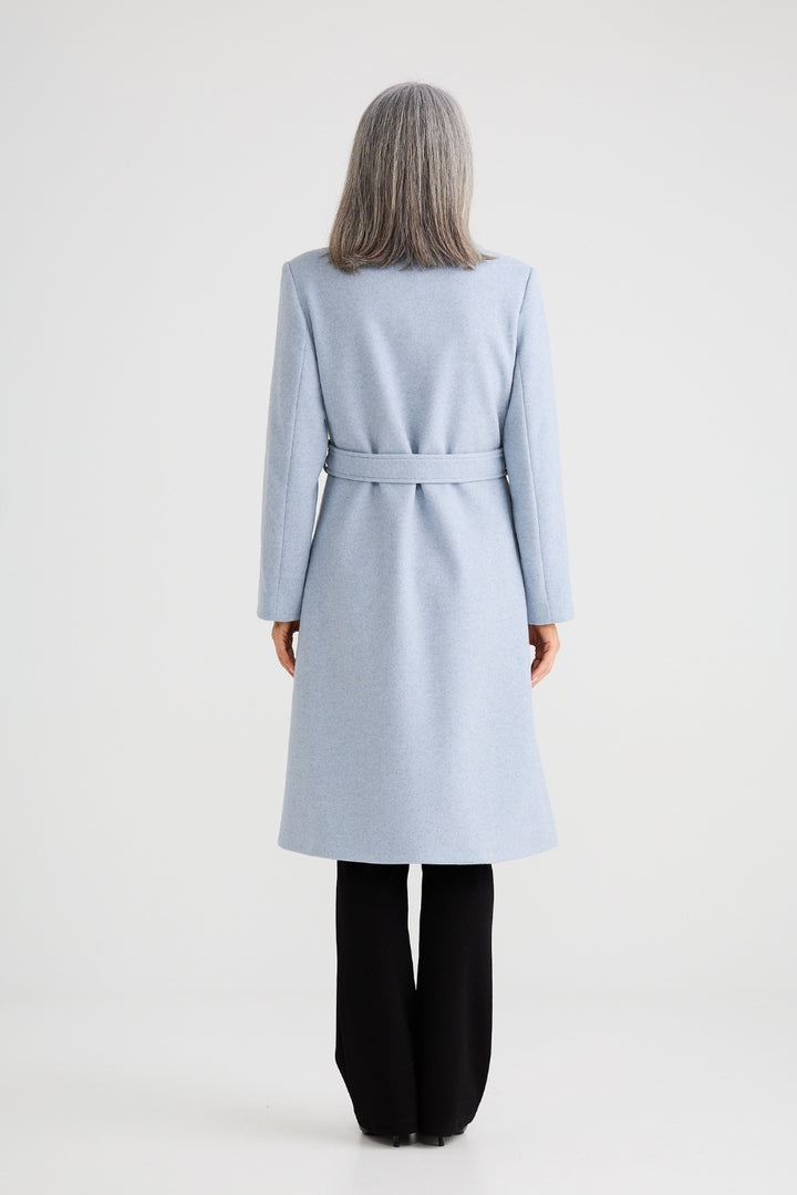 JULIANNE COAT STEEL BLUE