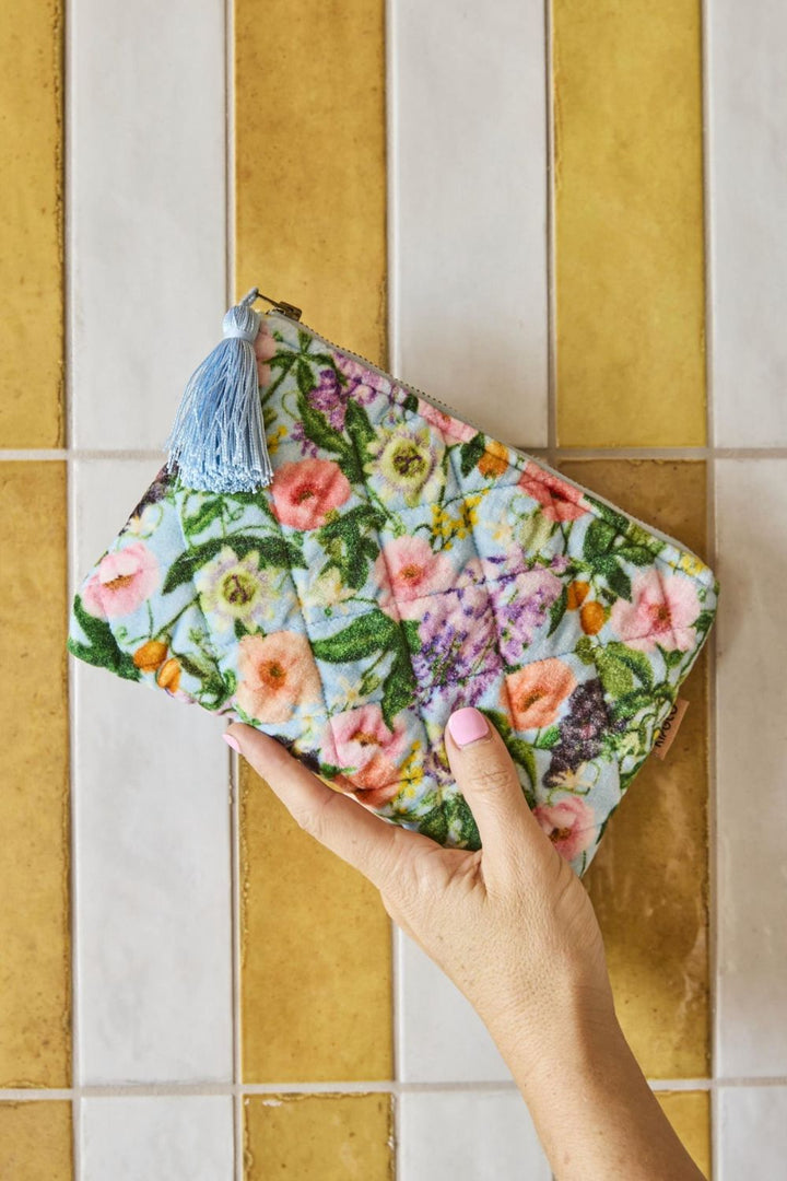 Spring In The Air Velvet Cosmetics Purse One Size