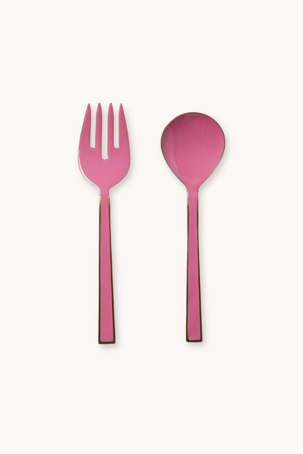 Berry Enamel Salad Servers