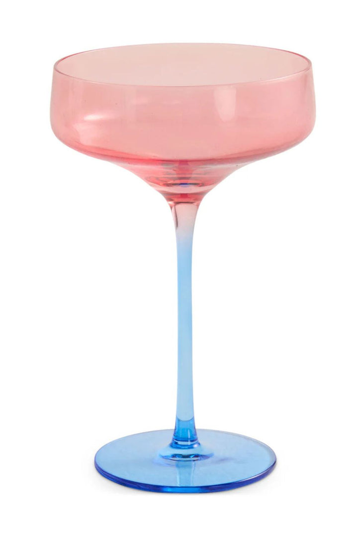 BLUE ROBIN MARGARITA GLASS 2P SET