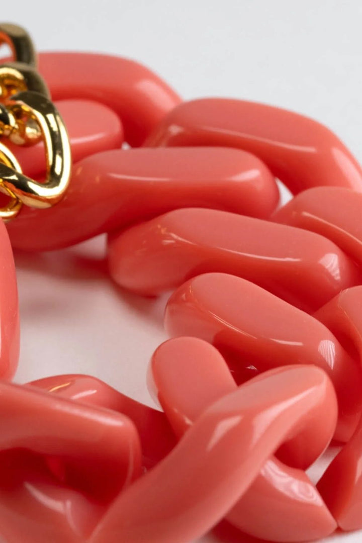 Flat Chain Bracelet-Flamingo