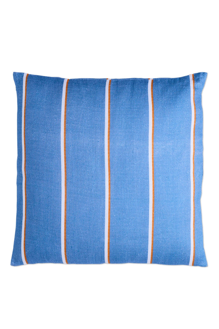 Blue Lagoon Stripe Upholstery Square Lounge Cushion