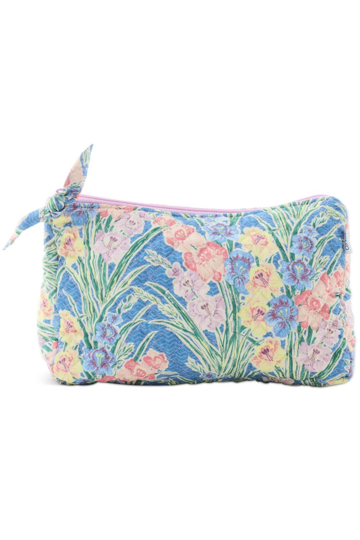 Kip&Co x Anna Spiro Gladiolus Quilted Cotton Toiletry Purse One Size
