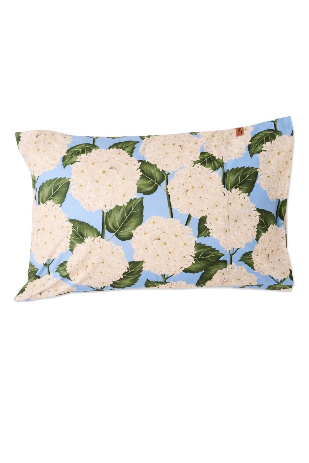 Hydrangea Blue Organic Cotton Pillowcases 2P Standard Sets