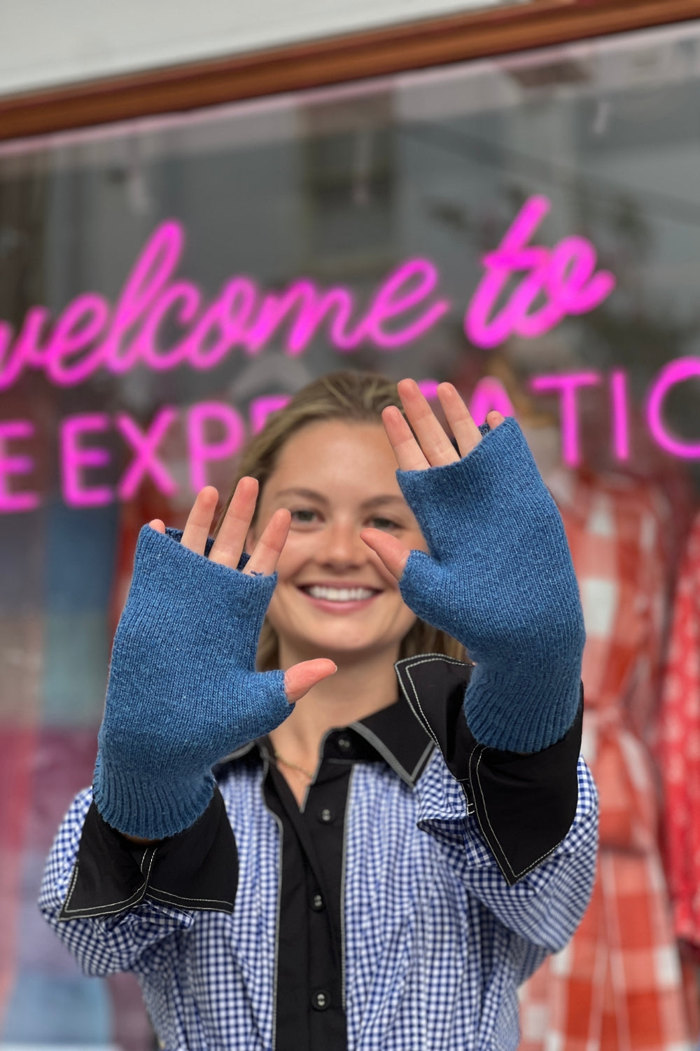 JULIA Mittens - Blue Jean