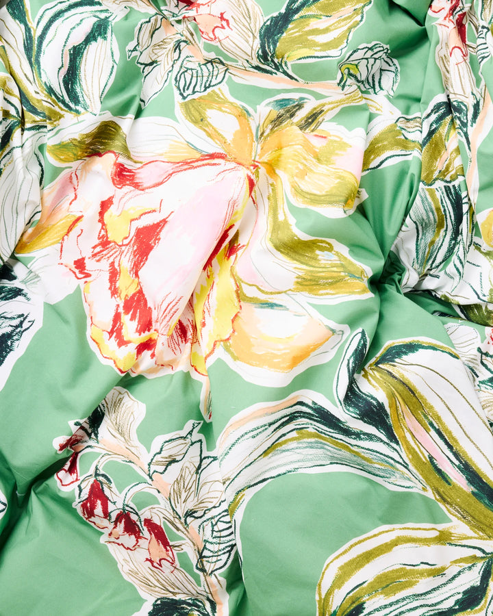 Somerset Green Organic Cotton Quilt Cover