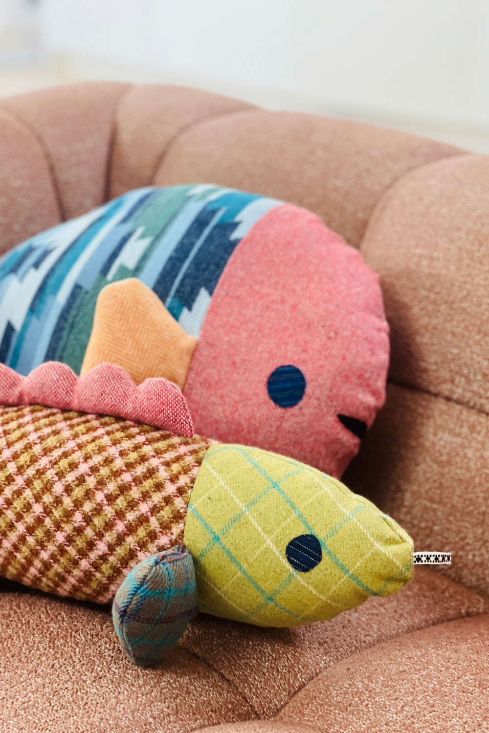 Loafty Puffer- Indie Blue Fish