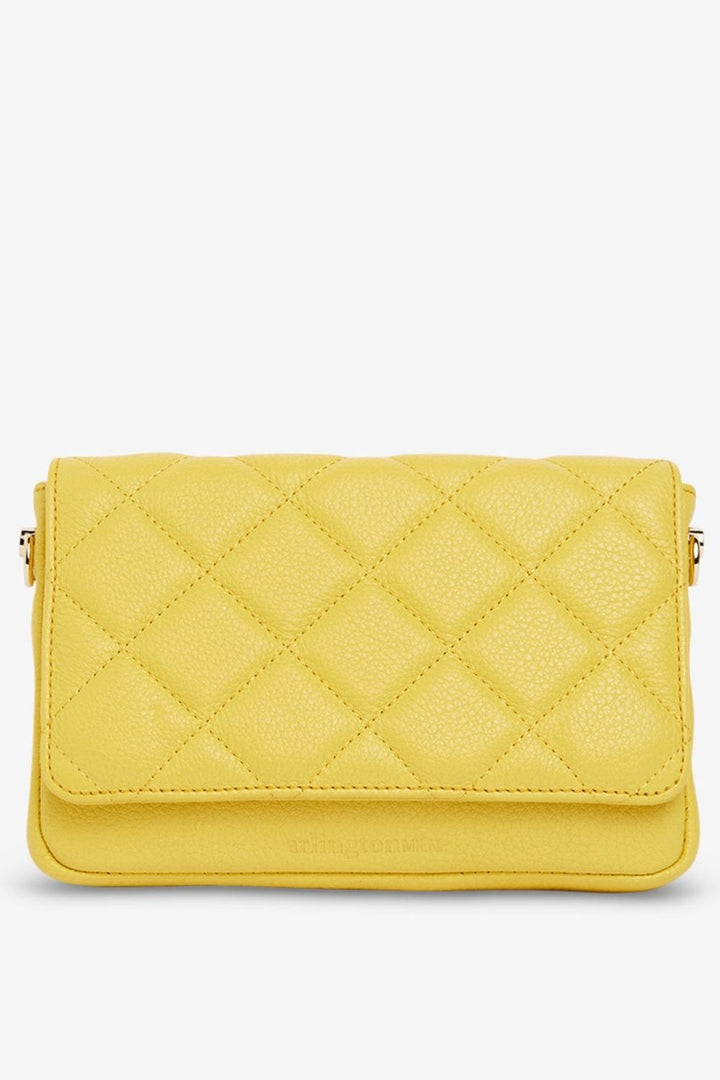 Sarah Crossbody - Quilted Yellow