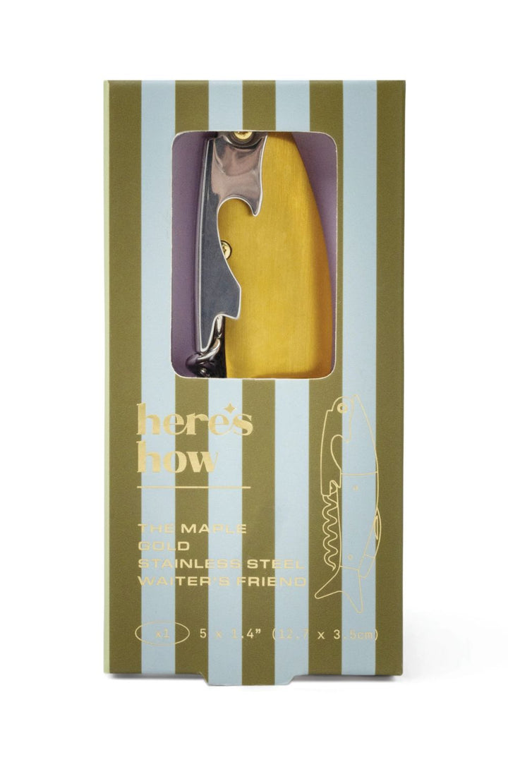 Maple Wine Bottle Opener
