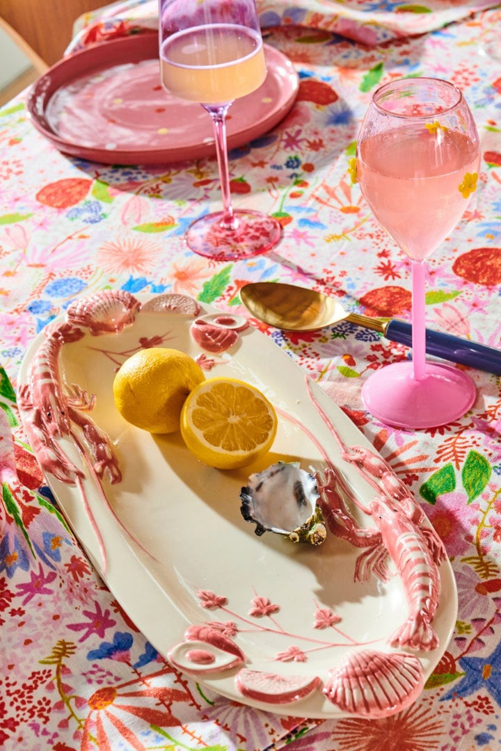 Bouquet Beauty Linen Tablecloth - Round