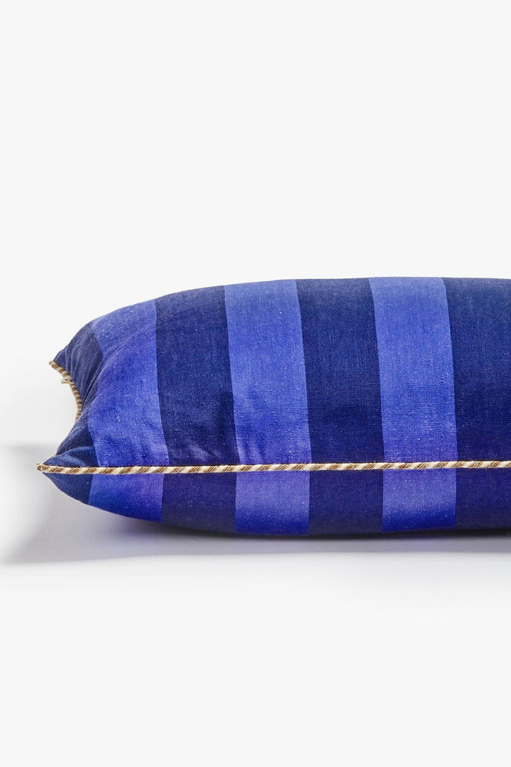 Bold Stripe Navy 60x40cm Cushion