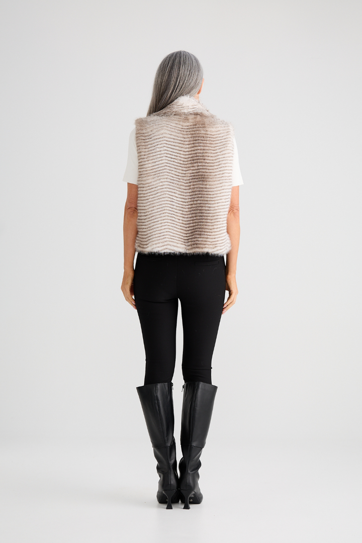 Zee Fur Best Grey Stripe