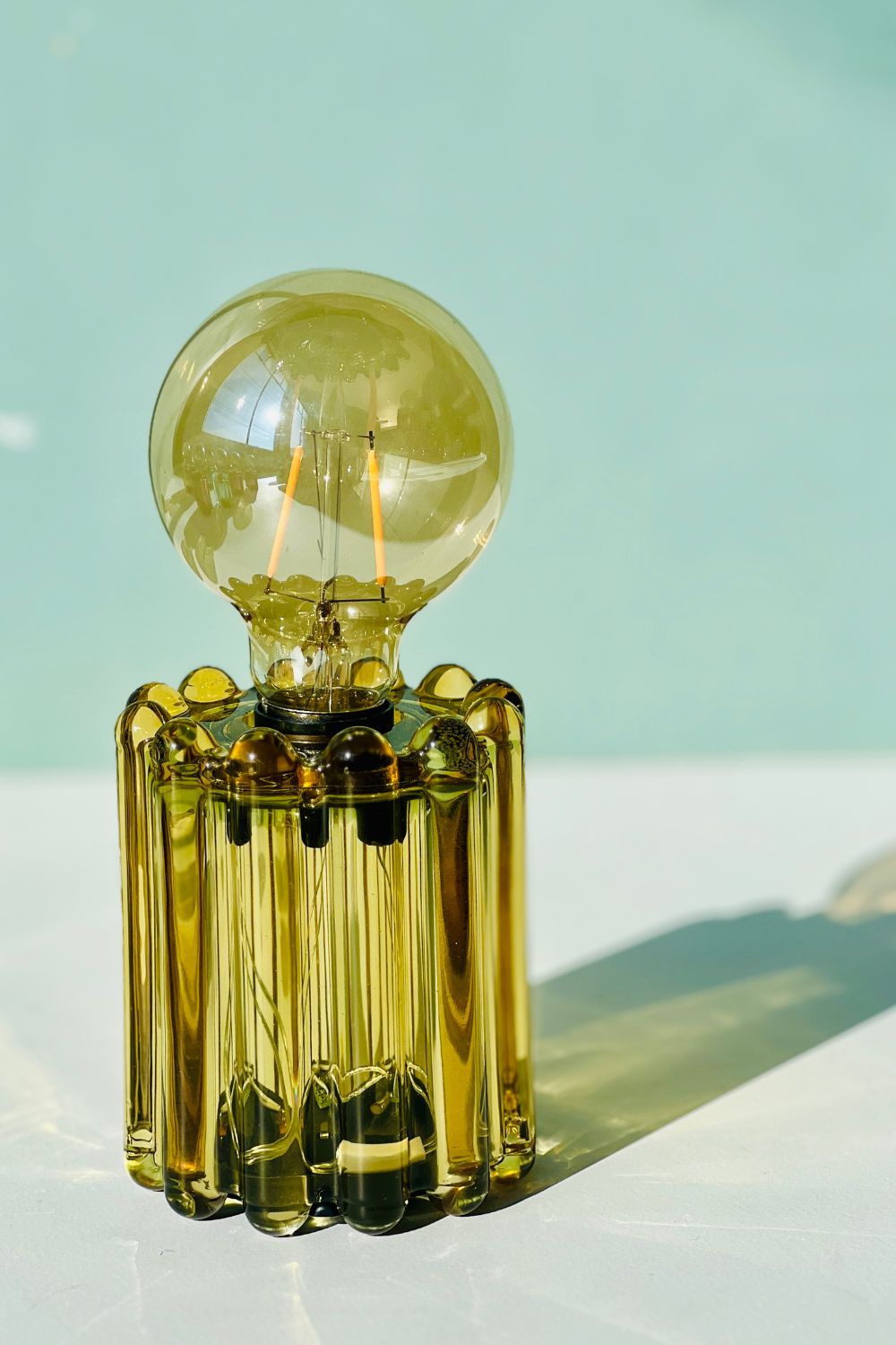 Pixie Glass Bulb Light - Gold