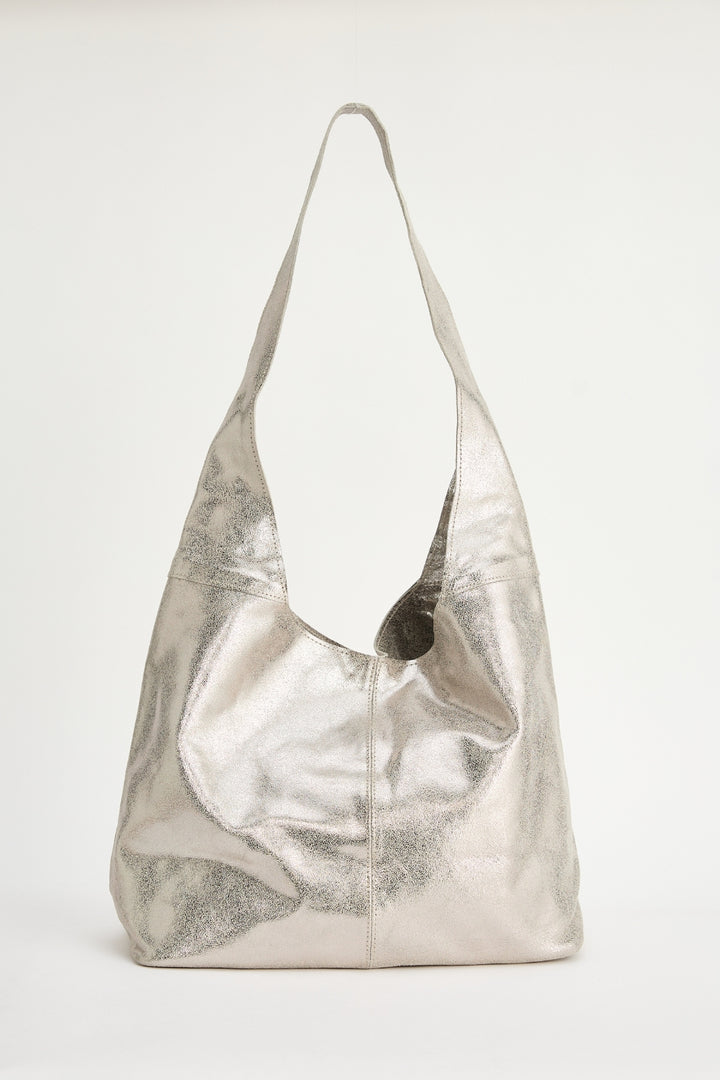 Carrie Hobo Bag Silver