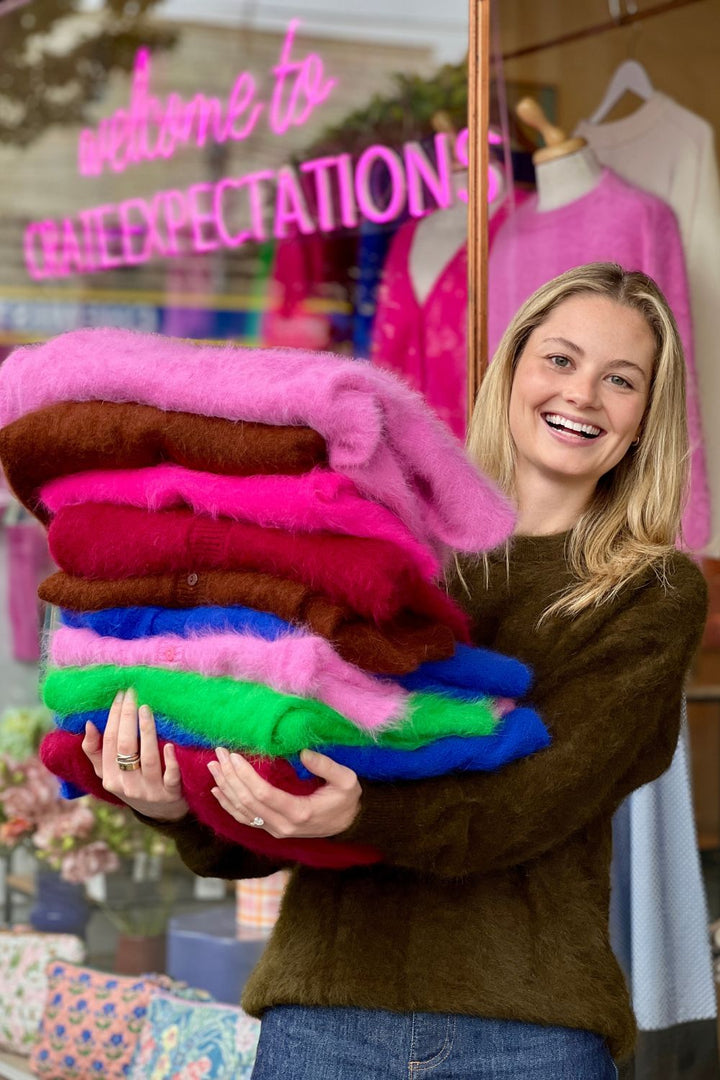 BUBBLEGUM PINK CREW JUMPER