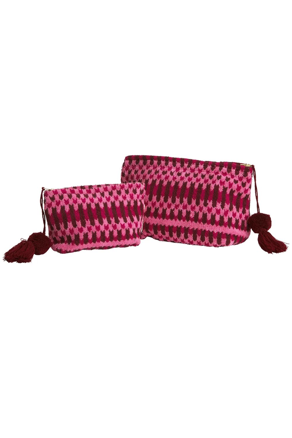Arlette Terry Pouch - Cosmo Pink Small