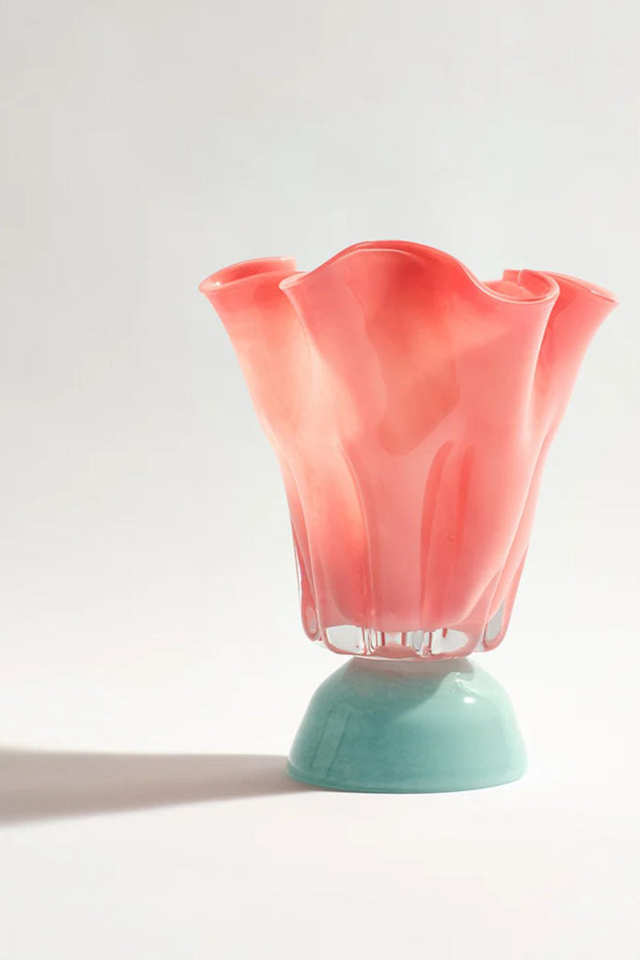 Pink Glass Valentina Vase