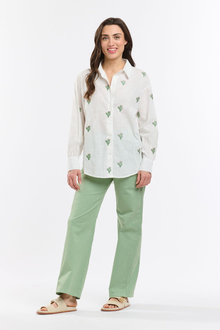 Cactus Shirt White
