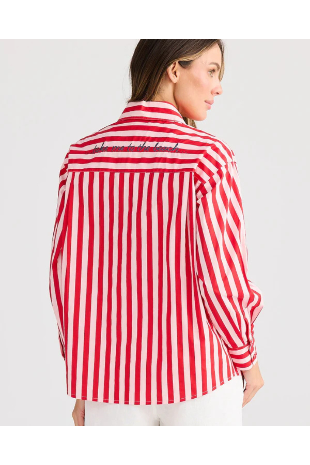 Adrift Shirt - Red Stripe
