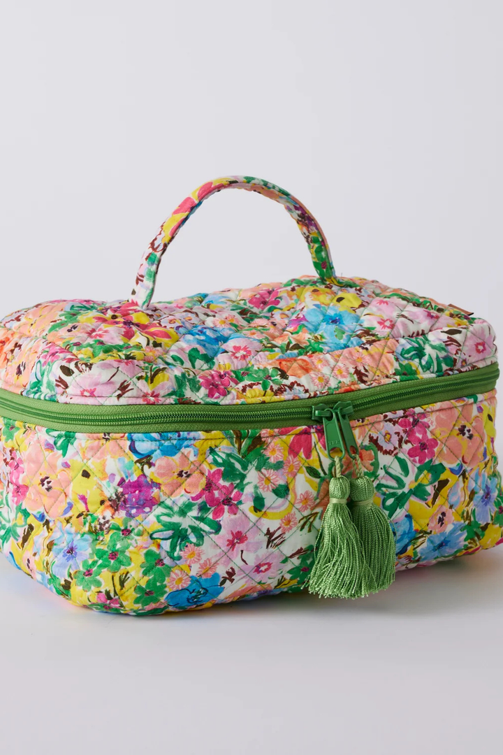 Alfresco Quilted Cotton Toiletry Case