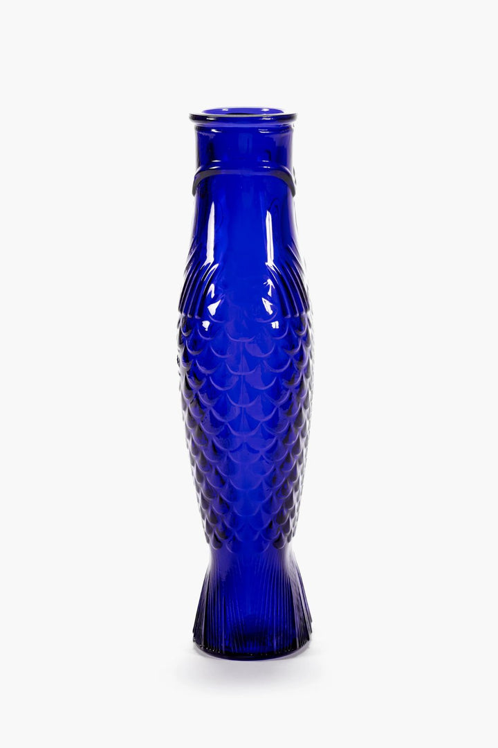 Carafe cobalt blue Fish & Fish