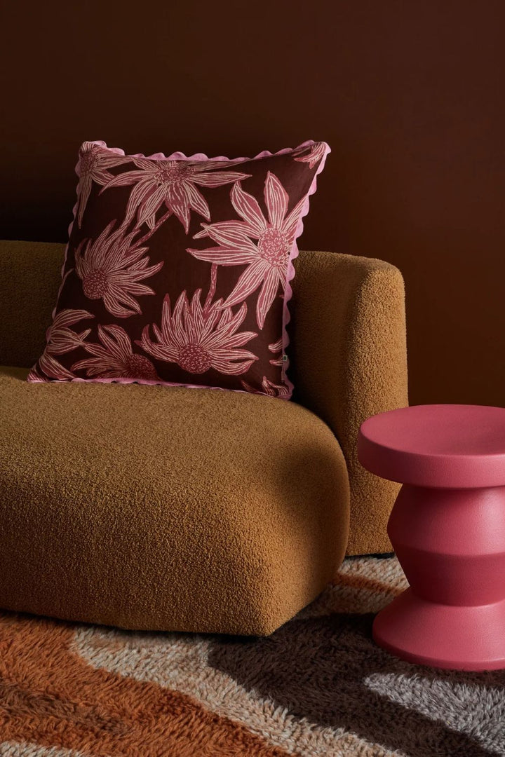 Fiore Burgundy Cushion