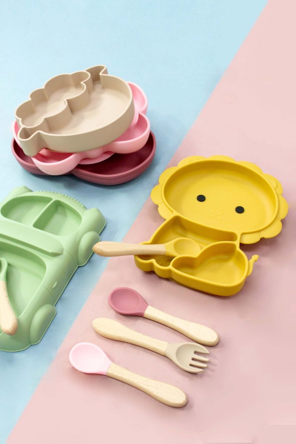 Silicone Bowl Set Lion