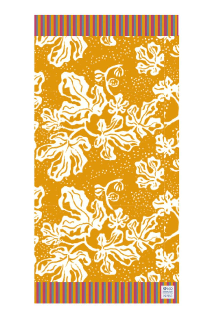 Kip&Co x Anna Spiro Elsternwig Fig Terry Bath Towel 140 x 70 cm