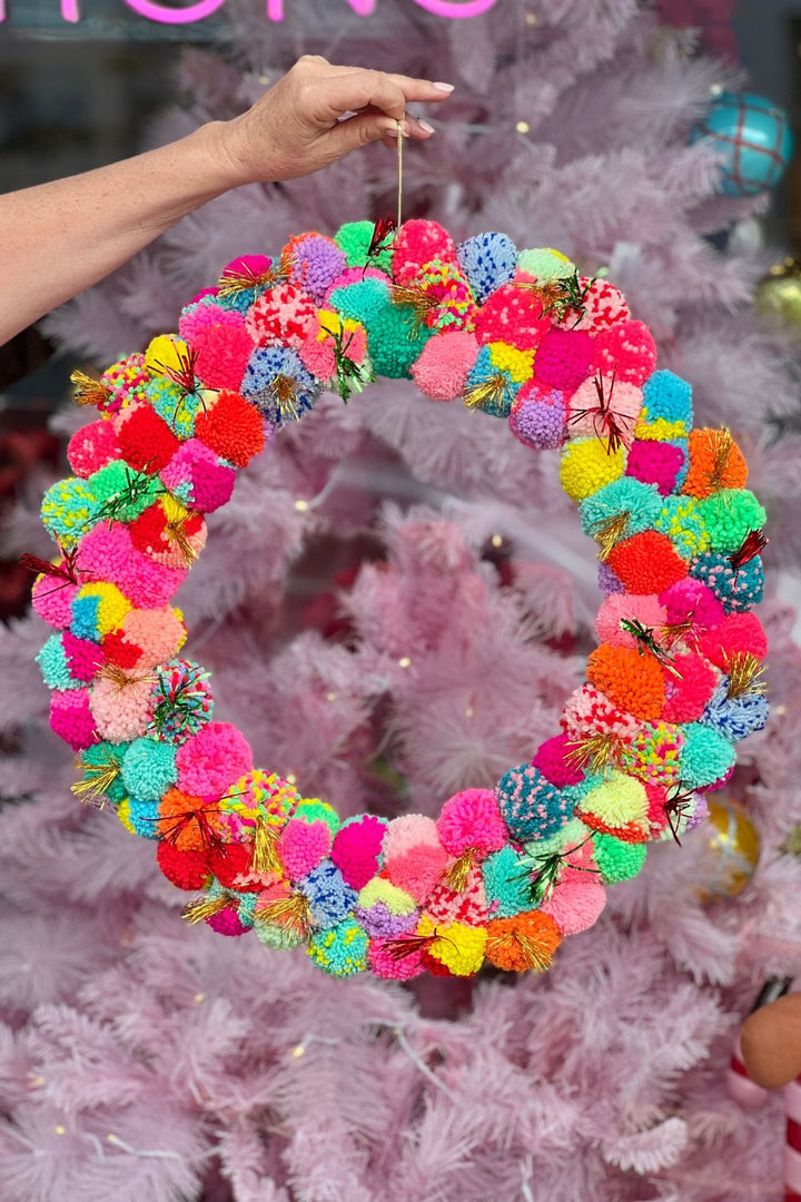 POM POM WREATH