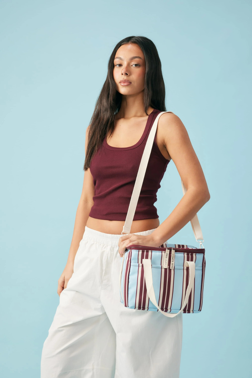 lunch base - mulberry stripe