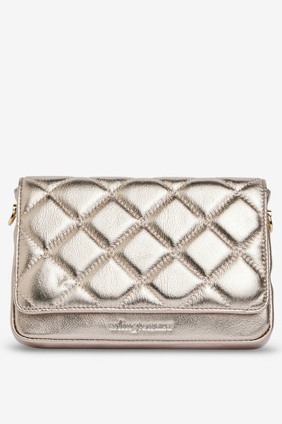 Sarah Crossbody - Quilted Gold