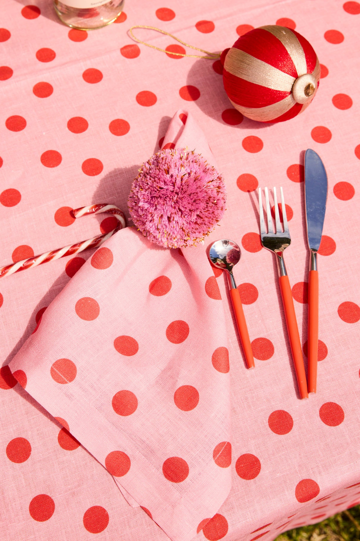 Polkadot Pink 4P Napkin Set