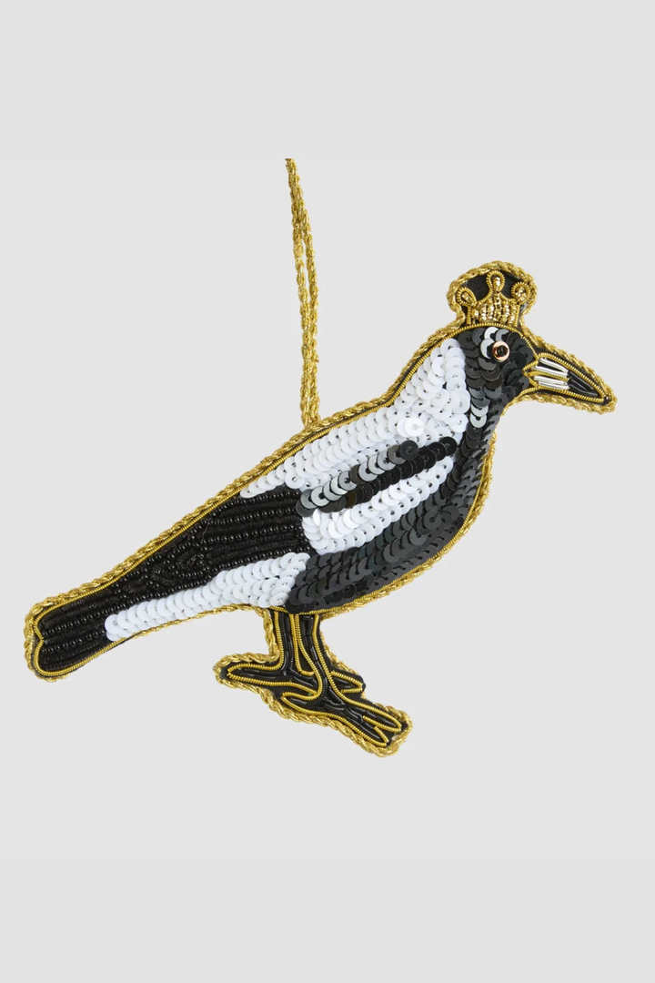 Shiny Bandit Magpie Decoration