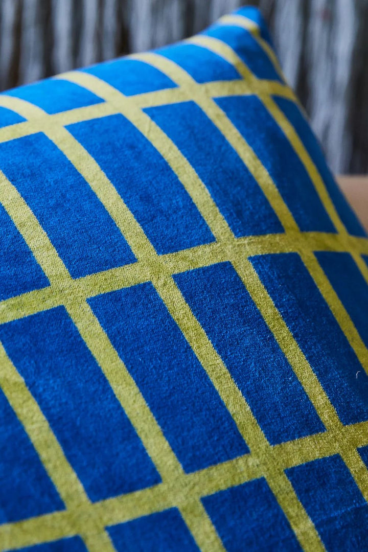 Remi Velvet Cushion - Capri