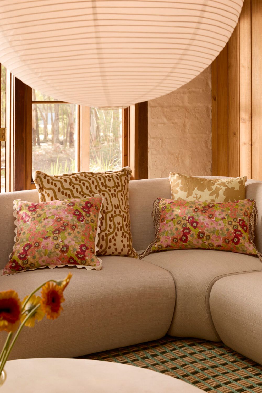 Primrose Sunset 50cm Cushion