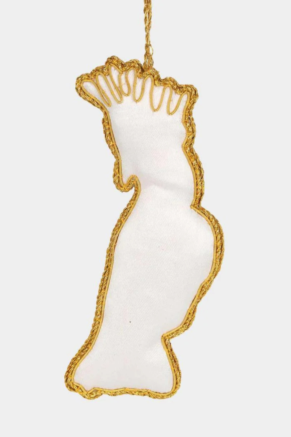 Yellow Crested Cockatoo Hanging Tree Decoration