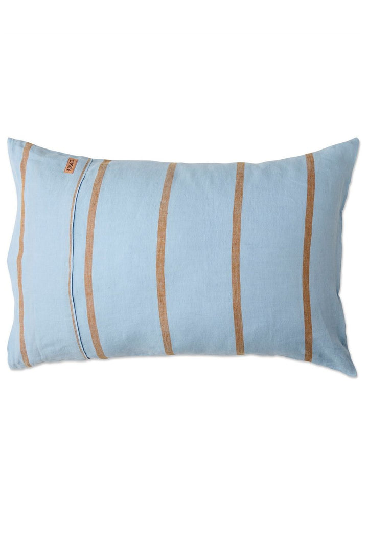 Como Stripe Linen Standard pillow cases 2p