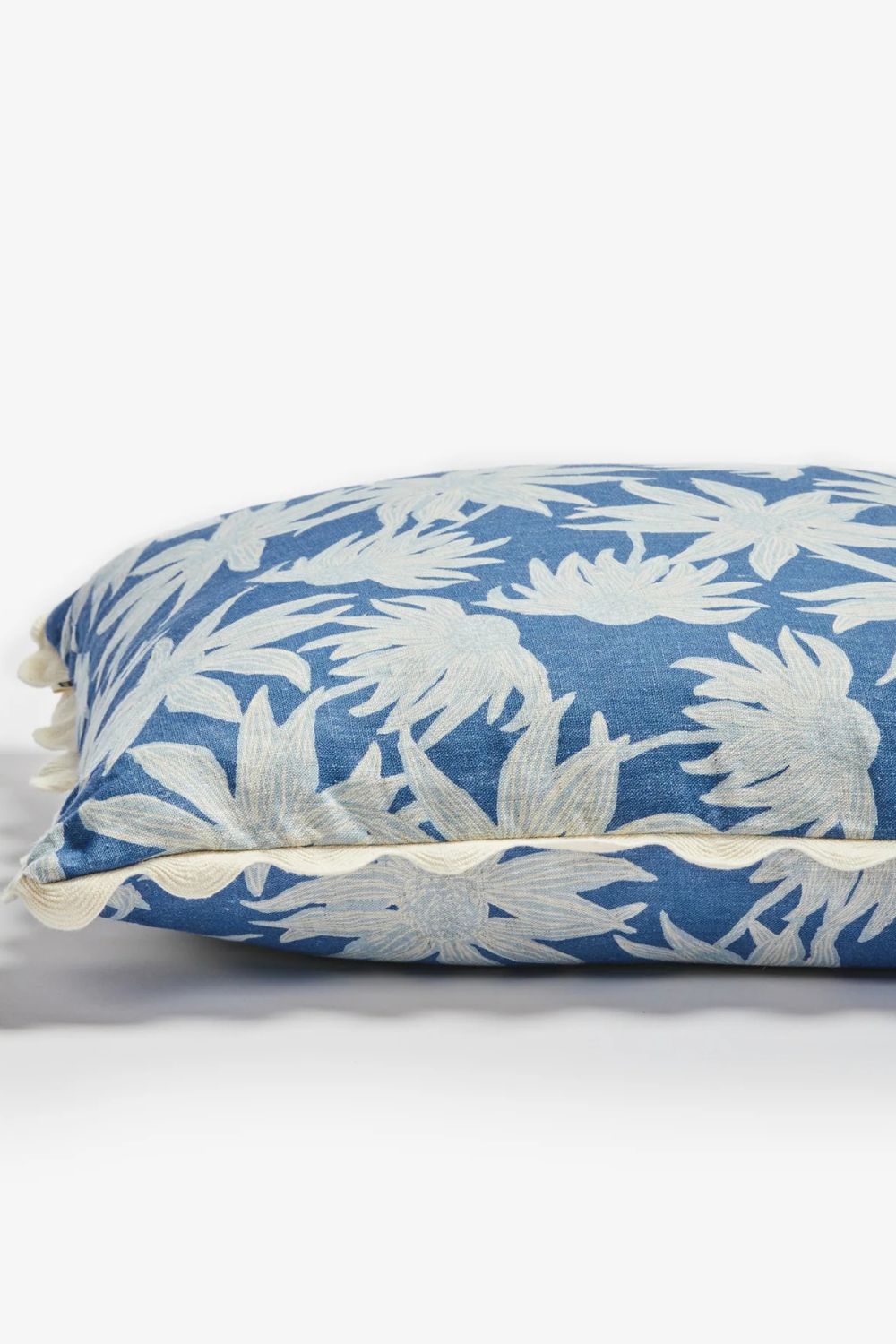 Flannel Flower Blue 50cm Cushion