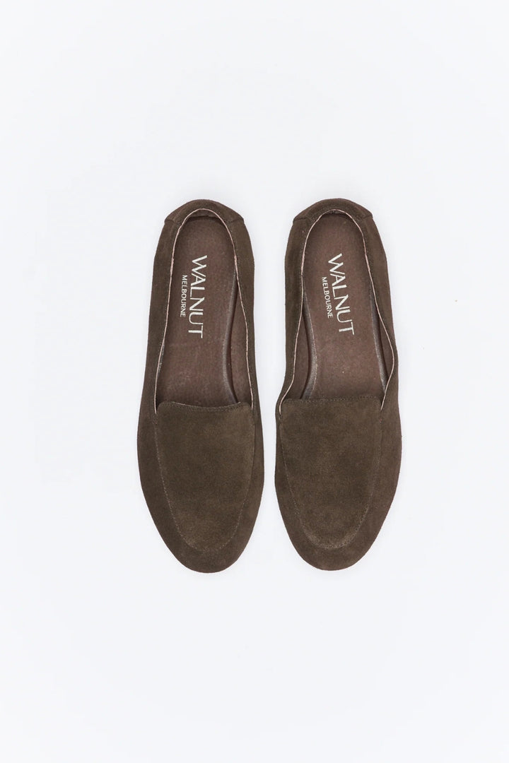 Drew Leather Loafer - Bitter Choc Suede