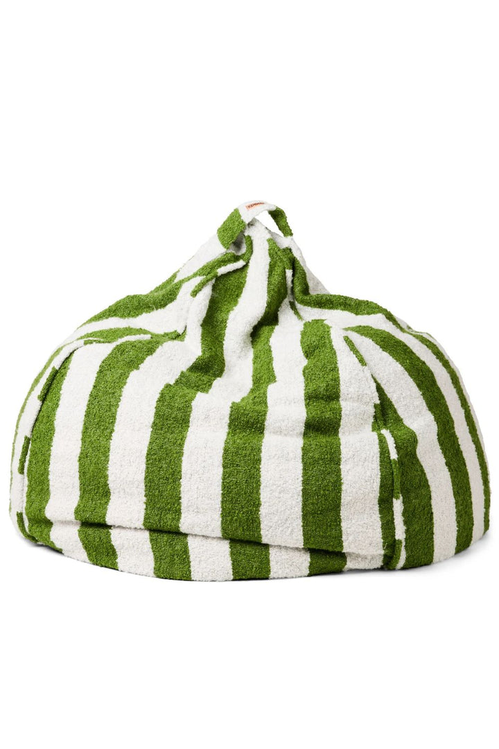 MOSS STRIPE BOUCLE BEANBAG