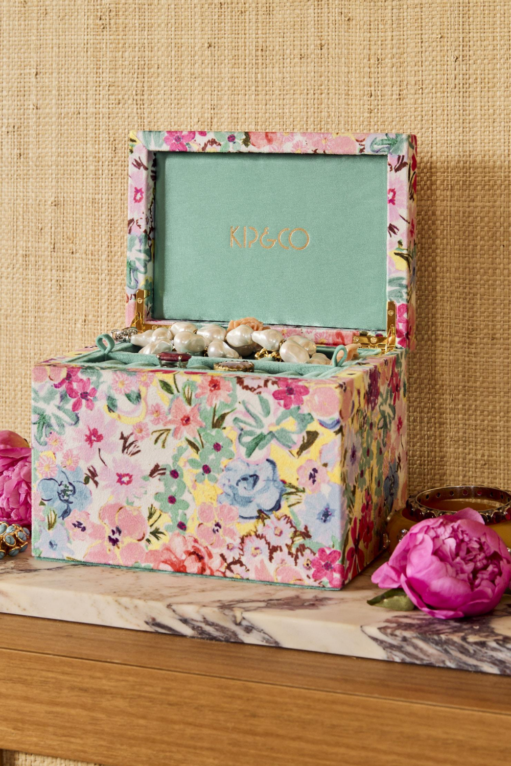 Alfresco Velvet Jewellery Box Large Large
