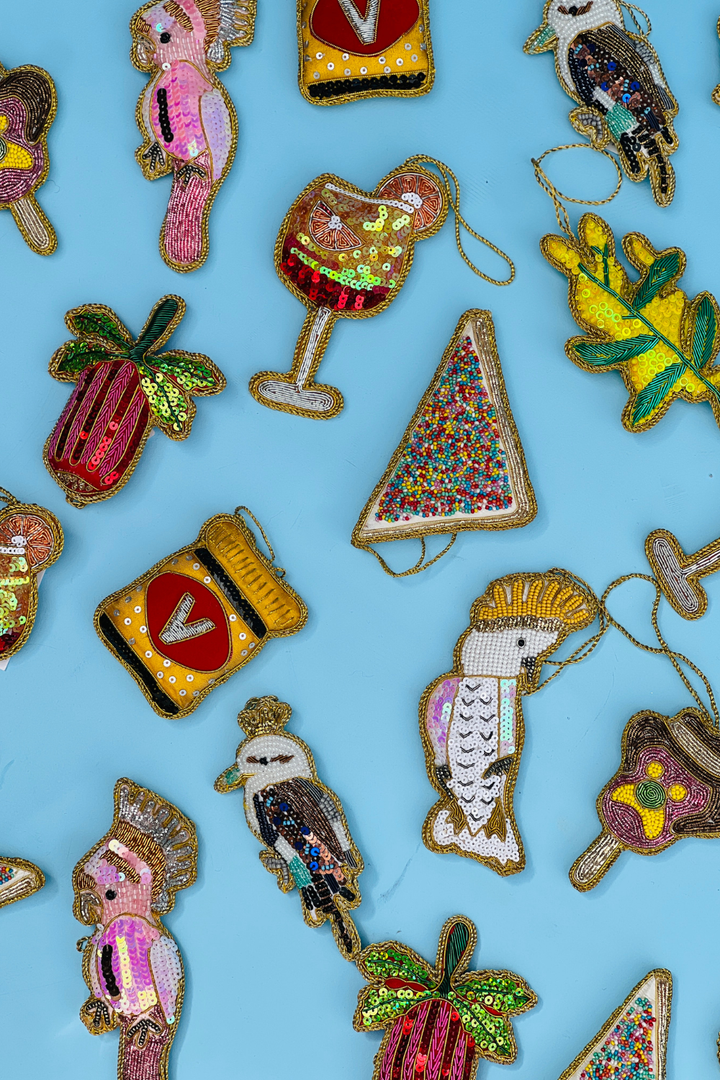 Fairy Bread Sequin Hanging Decoration