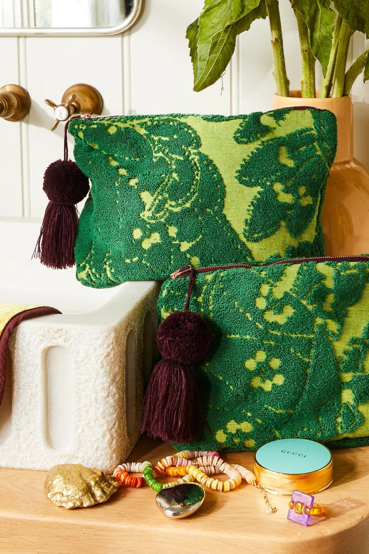 Lucia Terry Pouch - Kelp small